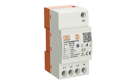 Nieuwsbericht: Nu nóg beter: de compacte overspanningsbeveiliging V10 2.0!