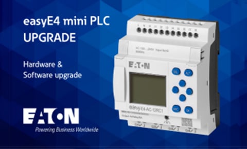 Nieuwsbericht: Eaton easyE4 mini PLC is verbeterd met extra functies en veiligheid