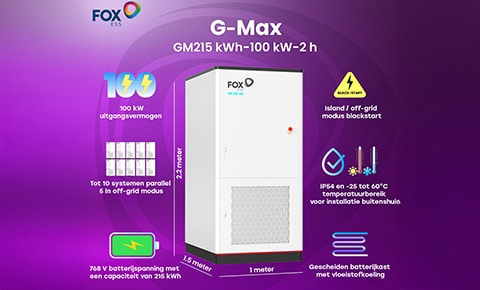 Nieuwsbericht: De voordelen van de FOX ESS G-MAX batterij