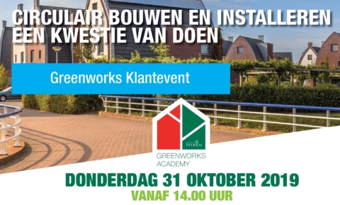 Nieuwsbericht: Greenworks Klantevent - 31 oktober Apeldoorn