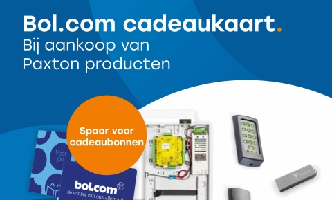 Nieuwsbericht: Spaar voor een BOL.com cadeaukaart met Paxton!