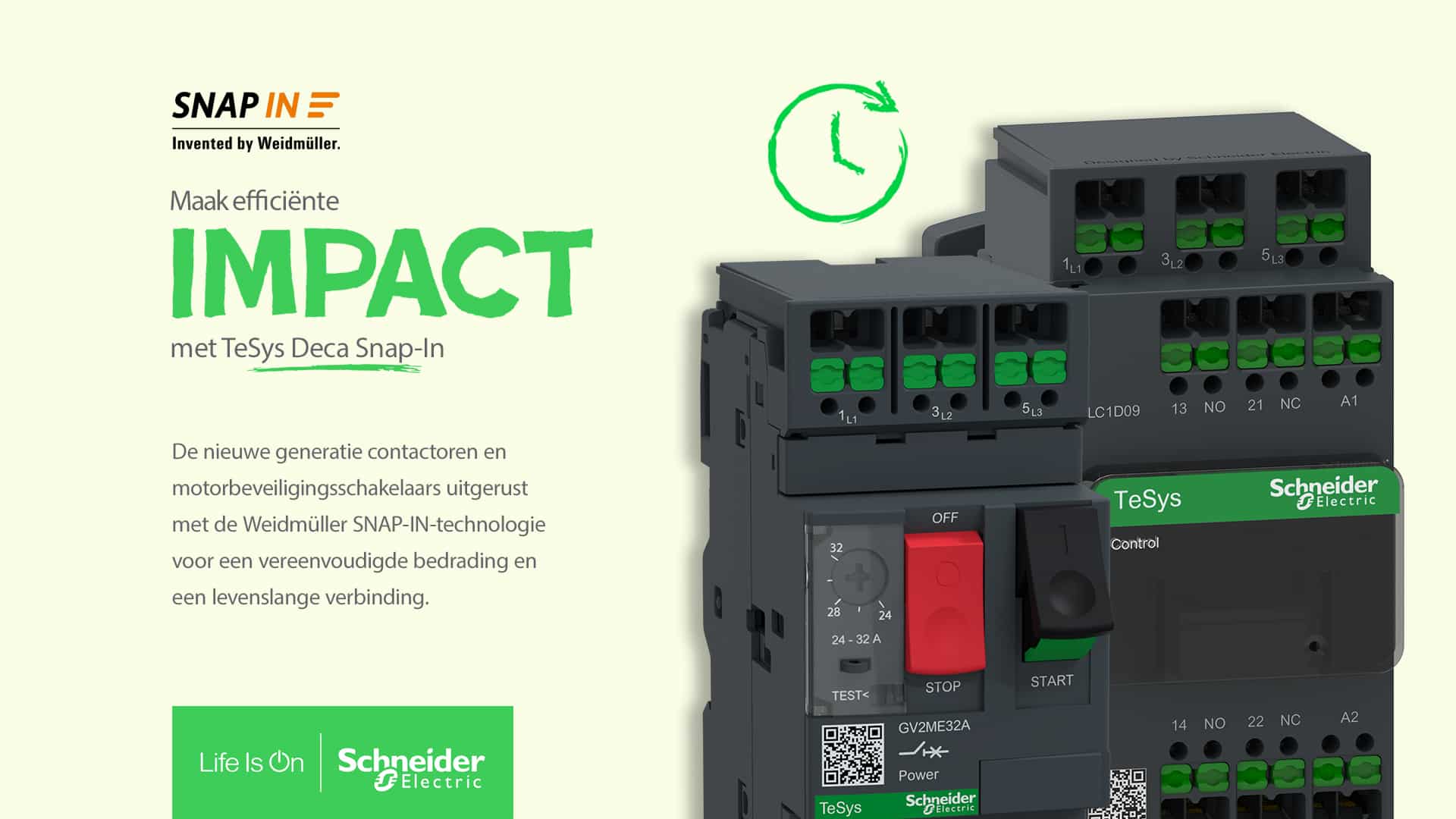 Nieuwsbericht: TeSys Deca Snap-In: Vereenvoudigde bedrading in één klik!