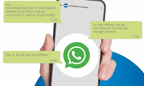 Nieuwsbericht: Nieuw bij Oosterberg: Stel je vraag ook via WhatsApp!