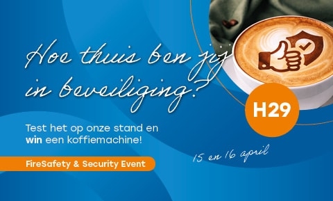 Nieuwsbericht: Bezoek ons dit jaar weer op het FireSafety & Security Event