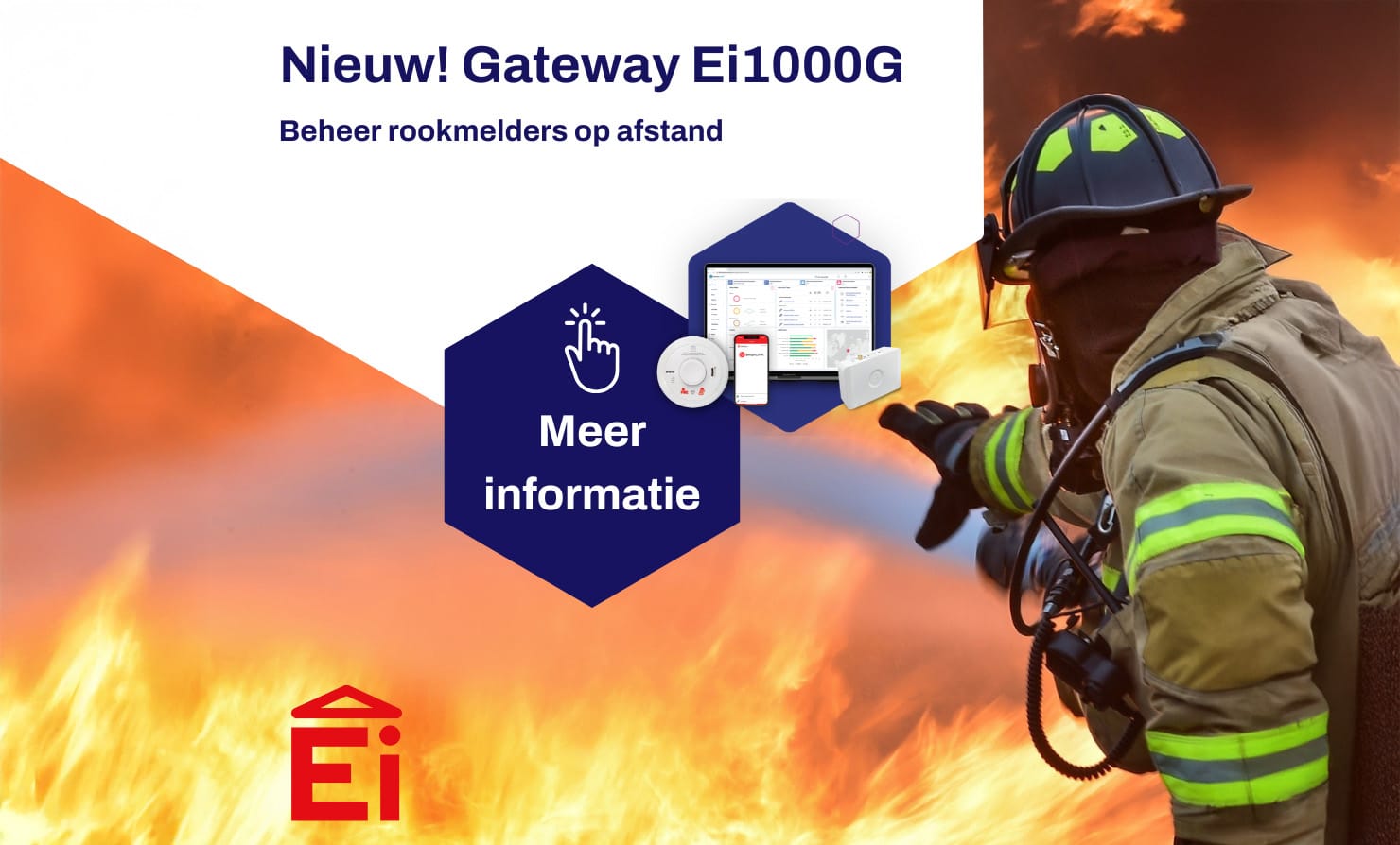 Nieuwsbericht: Nieuw! Monitor rookmelders op afstand met de Ei-Gateway 