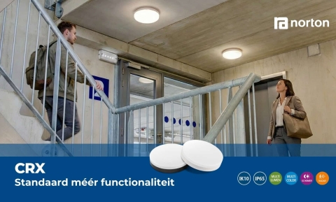 Nieuwsbericht: Norton CRX: slimme verlichting voor plafond en wand